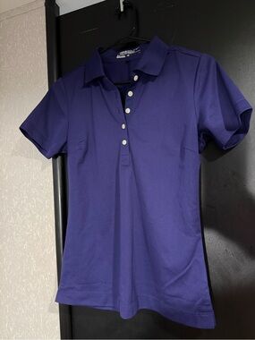 Nike Golf Purple Short Sleeve Polo Shirt